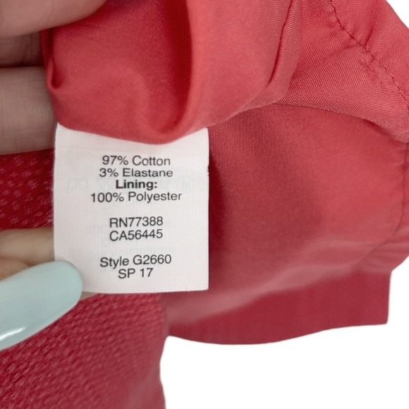 J Crew Coral Pink Short Sleeve Structured Sheath Suit Career Dress Womens 4 - Picture 13 of 13